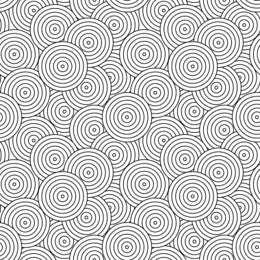 Daireler geometrik desen - sorunsuz.