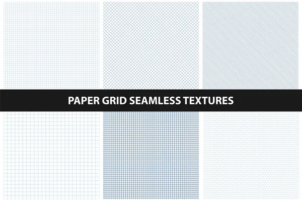 Textures de papier. Collection sans couture . — Image vectorielle