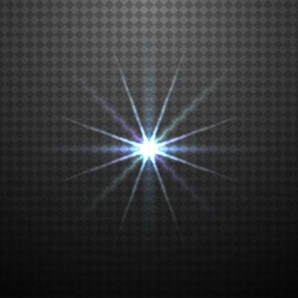 Efecto de luz brillante de color vectorial . — Vector de stock