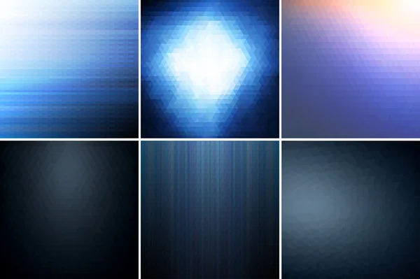 Blue abstract backgrounds — Stock Vector