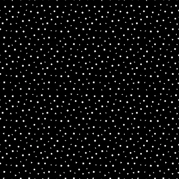 Mosaico patrón negro sin costuras — Vector de stock