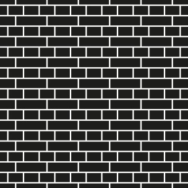 Duvarsız geometrik desen, tuğla desen. Siyah ve beyaz mozaik sonsuz arkaplan