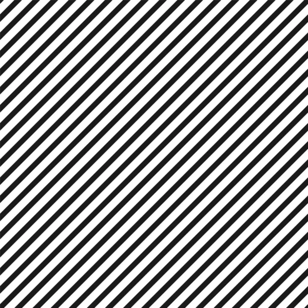 Vector diagonal lines pattern. Seamless striped background. Simple endless black and white texture — Stock Vector