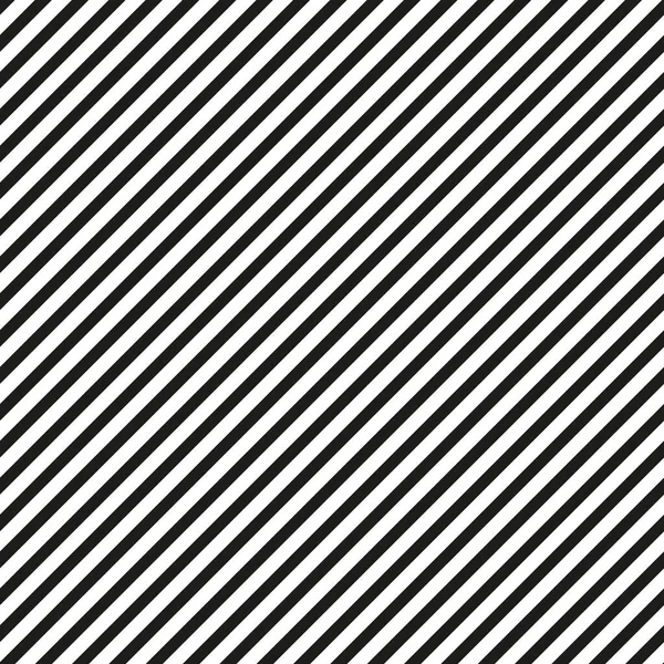 Vector diagonal lines pattern. Seamless striped background. Simple endless black and white texture — Stock Vector