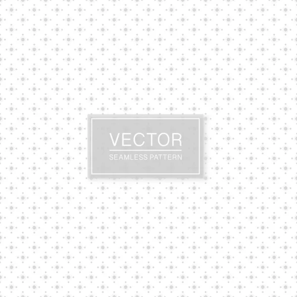 Stylový bezešvý tečkovaný vzor - jednoduchý minimalistický design. Bílá a šedá dekorativní textura. Abstraktní jemné pozadí — Stockový vektor