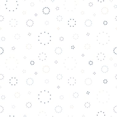 Vektör pürüzsüz desen - renkli hassas tasarım. Basit tekrarlanabilir minimalist arkaplan. Tekstil baskısı, noktalı dolaşım dokusu