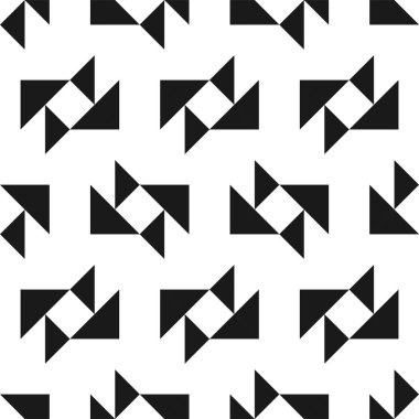 Vektör yaratıcı, kusursuz geometrik desen. Tekstil çizgili siyah beyaz doku. Soyut monokrom kumaş arkaplanı