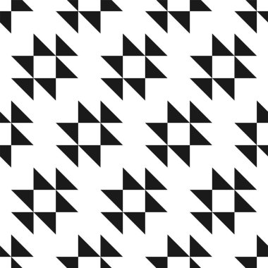 Vektör yaratıcı, kusursuz geometrik desen. Tekstil çizgili siyah beyaz doku. Soyut monokrom kumaş arkaplanı