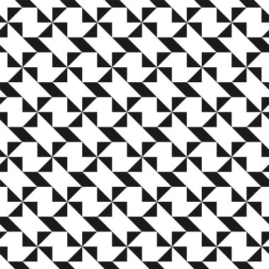 Vektör yaratıcı, kusursuz geometrik desen. Tekstil çizgili siyah beyaz doku. Soyut monokrom kumaş arkaplanı