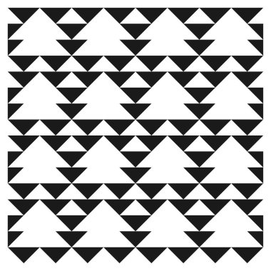 Vektör yaratıcı, kusursuz geometrik desen. Tekstil çizgili siyah beyaz doku. Soyut monokrom kumaş arkaplanı