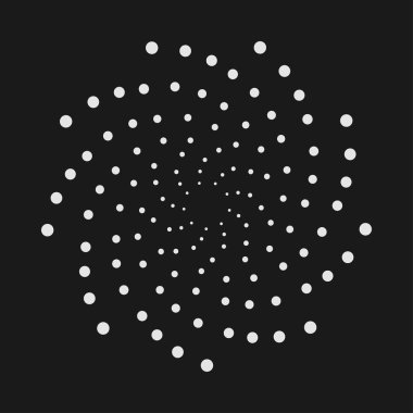 Soyut nokta şeklini, vektör tasarım öğesi