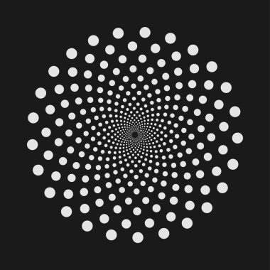 Soyut nokta şeklini, vektör tasarım öğesi
