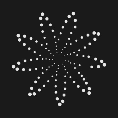 Soyut nokta şeklini, vektör tasarım öğesi