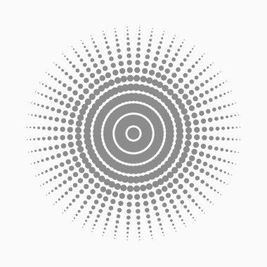 Soyut nokta şeklini, vektör tasarım öğesi