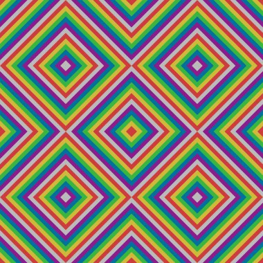 Renkli mozaik desen - sorunsuz. Vektör arka plan