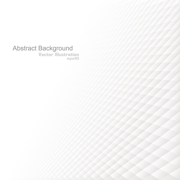 Fondo abstracto con una perspectiva, textura blanca. Ilustración vectorial — Vector de stock