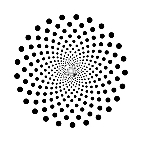 Forme abstraite des points, élément vectoriel de conception — Image vectorielle