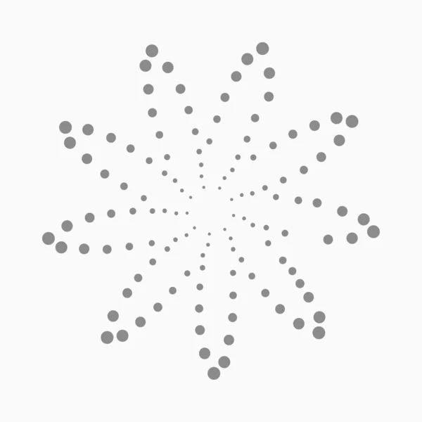 Αφηρημένο σχήμα κουκκίδας, στοιχείο του σχεδιασμού του φορέα — Διανυσματικό Αρχείο