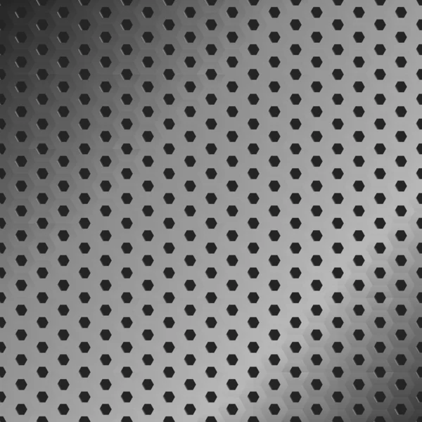 Metal holes texture, vector background eps10 — Stock Vector