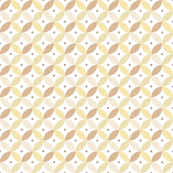 Seamless retro pattern in warm colors — Stock Vector