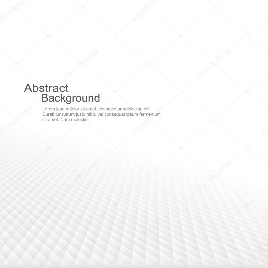 Abstract background with a perspective. White soft texture. Vector illustration