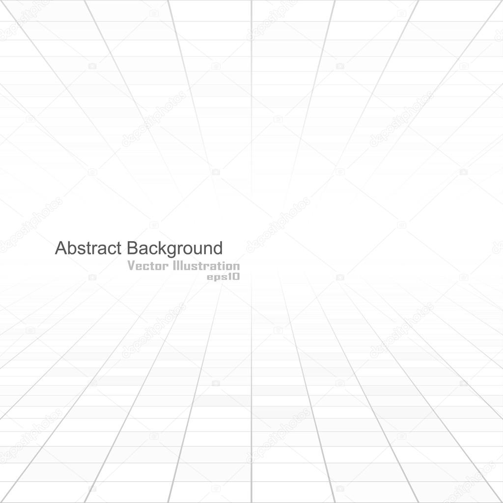 Abstract background - white perspective.
