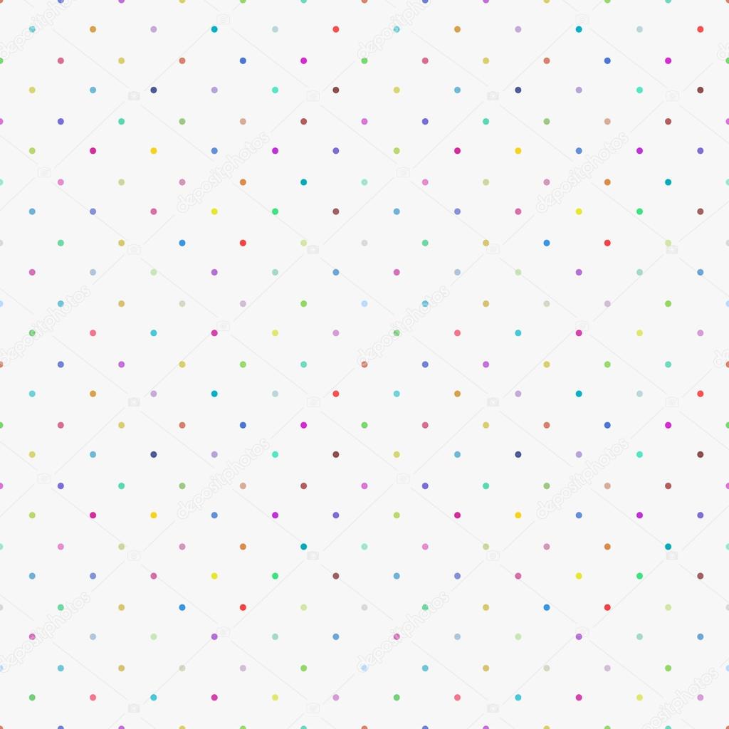 Color pattern, seamless polka dot background