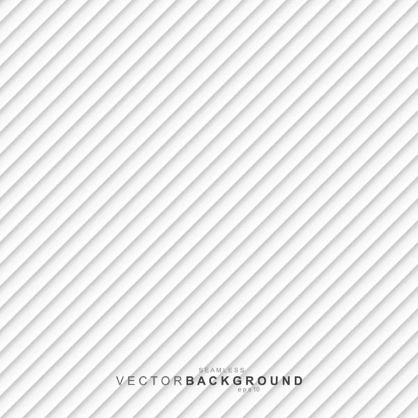 Abstract white striped background, seamless — Stock Vector