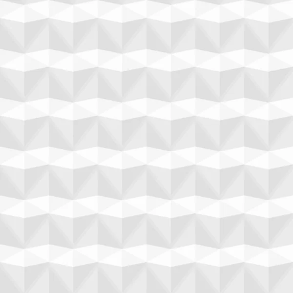 幾何学的なテクスチャーを白、シームレスな背景のベクトル — ストックベクタ