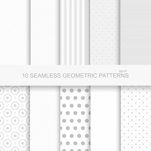 Patrones decorativos geométricos modernos — Archivo Imágenes Vectoriales