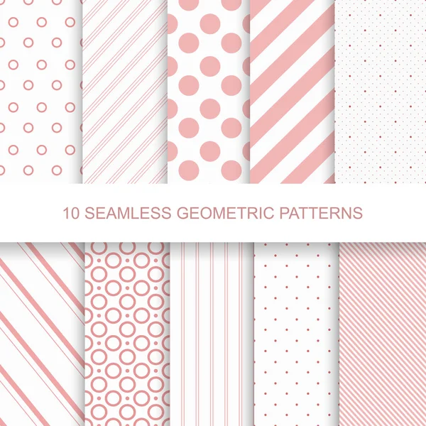 Moderne geometrische Decoratieve patronen — Stockvector