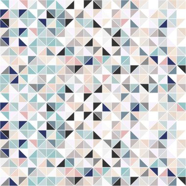 Mozaik desen üçgen ile