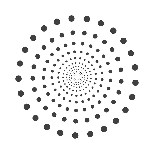 Élément de conception en pointillés abstrait — Image vectorielle