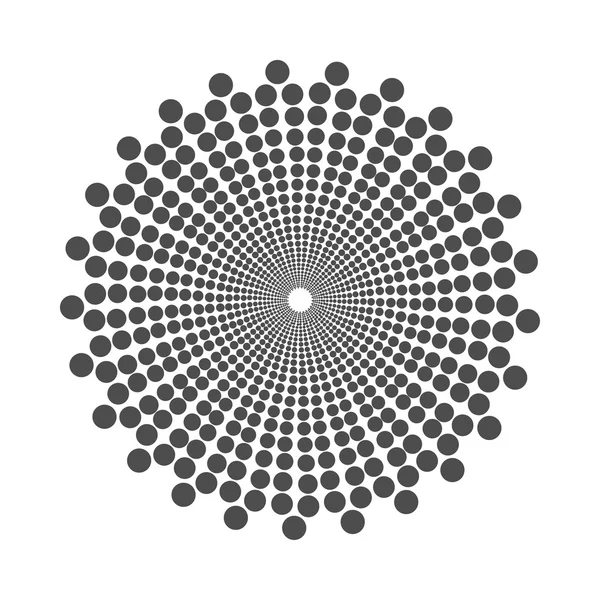 Élément de conception en pointillés abstrait — Image vectorielle