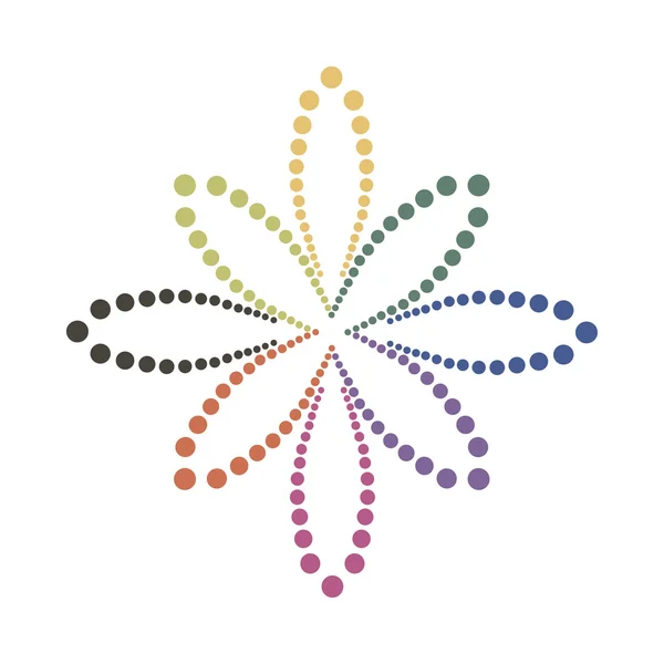 Círculos coloridos abstractos — Vector de stock