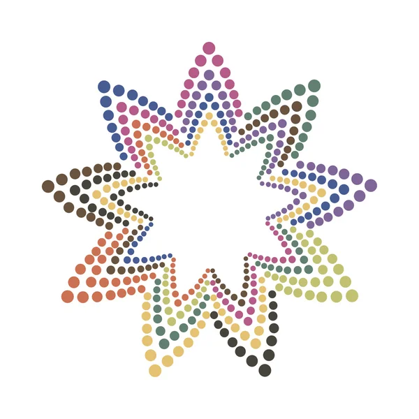 Círculos coloridos abstractos — Vector de stock