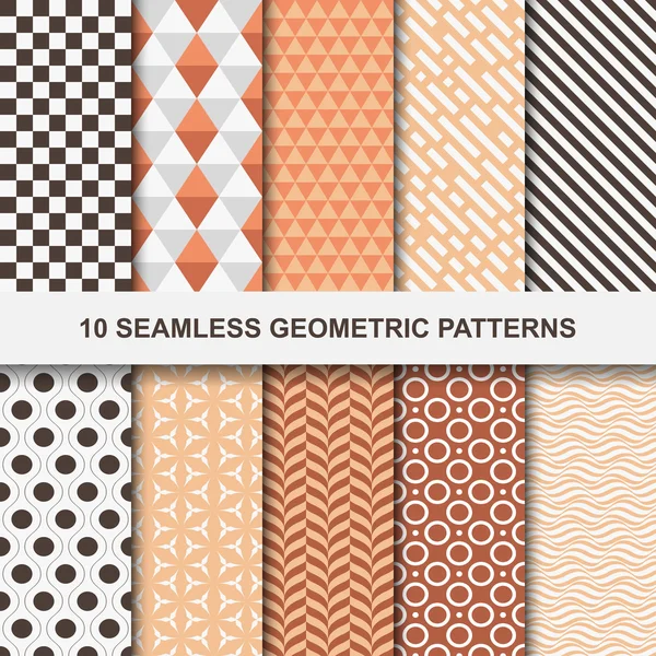 Modern geometric patterns — Stock Vector