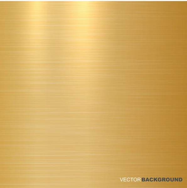 Gold brushed texture. — Stock Vector