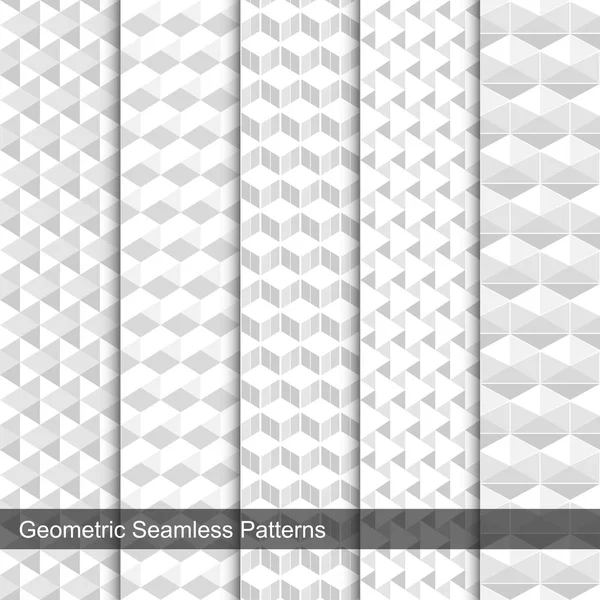 Padrões geométricos modernos — Vetor de Stock