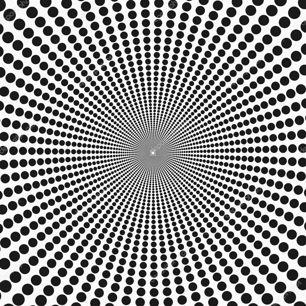 Round illusion background
