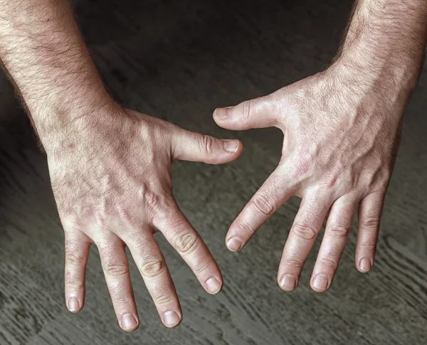 Ręce człowieka. — Zdjęcie stockowe