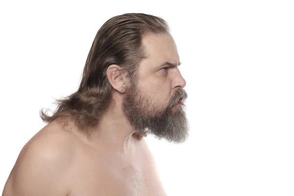 Портрет человека с бородой — стоковое фото
