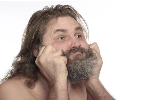 Retrato de un hombre con barba —  Fotos de Stock