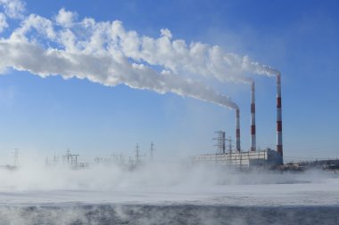 Kışın Hidroelektrik Santrali