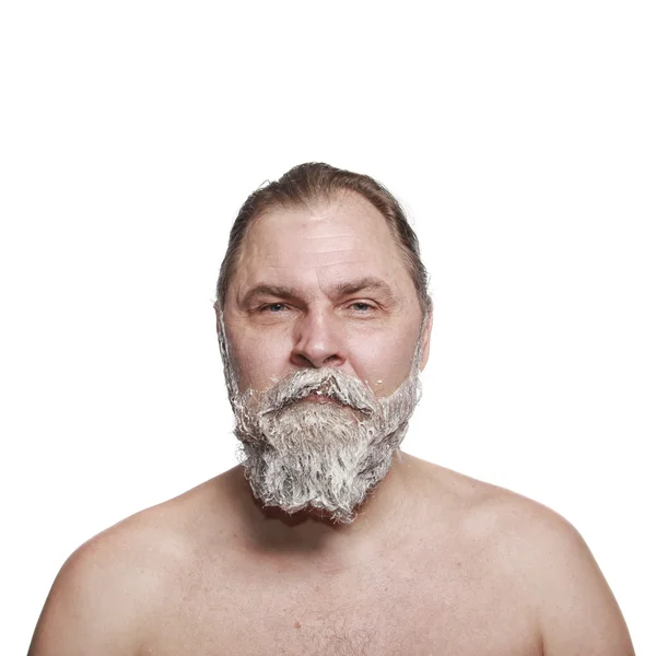 Homme couleur une barbe — Photo