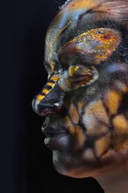 vücut sanatı - kelebek Totenkopf