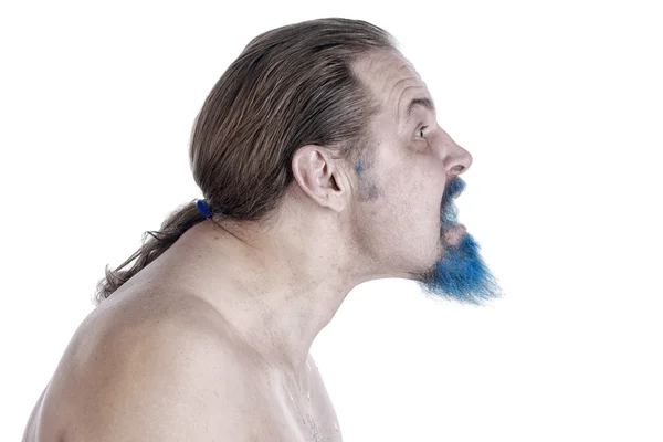 Portrait of   Bluebeard — Stock Photo, Image