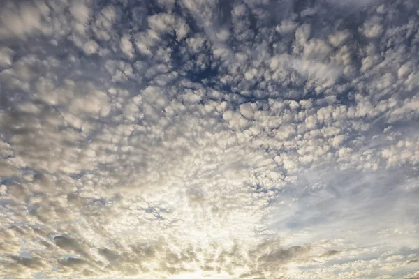 Cirrus mraky při západu slunce — Stock fotografie