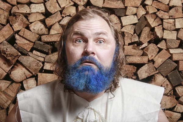 Hombre adulto con barba azul —  Fotos de Stock