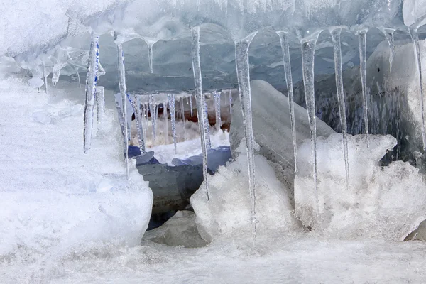 Πάγου και icicles — Φωτογραφία Αρχείου